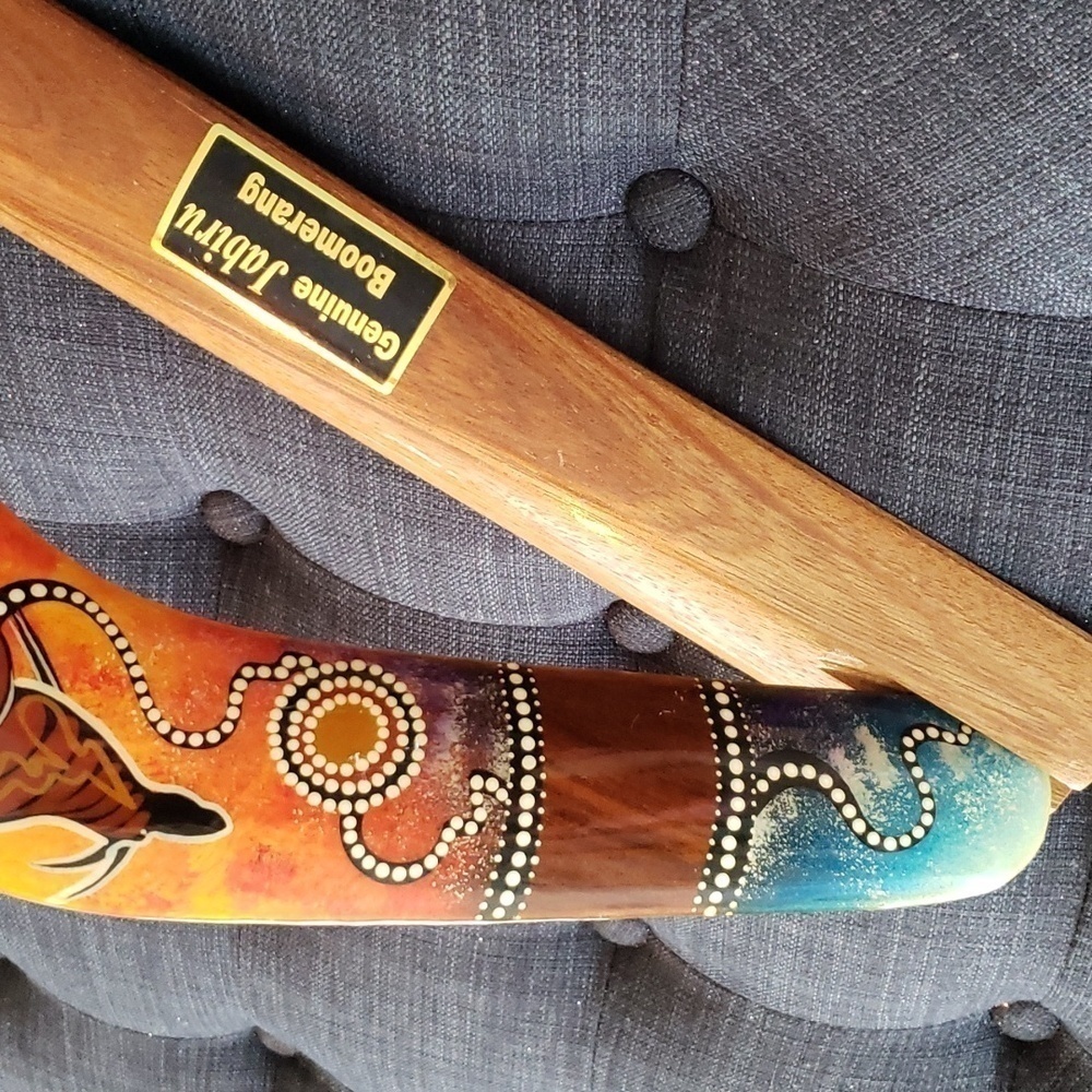 ABORIGINAL BOOMERANG - Picture 3 of 7
